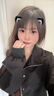 詩蒂淑黑色外套女春秋2025新款學(xué)院風(fēng)設(shè)計感個性美式寬松高級感百搭夾克 黑色 春優(yōu)質(zhì)雙層外套 M 95-110斤 曬單實拍圖