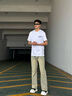 WHIM NASA潮牌短袖男士T恤男女寬松情侶裝印花體恤夏季休閑圓領(lǐng)五分袖衣服 黑色 XL 曬單實拍圖