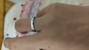 卡蒂羅貓咪日記情侶對(duì)戒999銀戒指一對(duì)可調(diào)節(jié)七夕情人節(jié)禮物送女友 925銀/貓咪日記夜光對(duì)戒可合體 曬單實(shí)拍圖