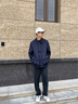 beanpole秋冬男士工裝風(fēng)夾克藏青色長(cháng)袖狩獵外套 藏青色 L 180/96A 曬單實(shí)拍圖