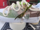 耐克（NIKE）【定制】女鞋AF1空軍清新綠森系板鞋禮盒生日送禮送老婆送女朋友 森系少女【原鞋正版支持驗貨】 曬單實(shí)拍圖
