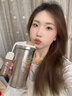 特美刻（TOMIC）純鈦咖啡杯高檔高顏值2025新款車載便攜出行水杯高級(jí)感生日禮物 朱炳仁銅冰花灰520ml 曬單實(shí)拍圖