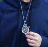 STUHRLING【進(jìn)口禮品】施圖靈機(jī)械懷表 項(xiàng)鏈 吊墜歐美復(fù)古手表禮物 摩德納銀 【自動(dòng)機(jī)械】 991.01 曬單實(shí)拍圖