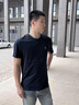 POLOWALK【冰氧吧】短袖T恤男士夏季新款白色簡約時尚氣質上衣AA9W4228265 傳奇藍A款【冰氧吧】 XL 曬單實拍圖