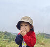 G.DUCKKIDS防曬太陽帽 兒童帽子夏季男童漁夫帽春秋寶寶嬰兒女童網(wǎng)帽遮陽 米色 約1歲-4歲頭圍46-50CM可調節(jié)收 曬單實拍圖