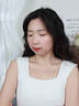 MITHAOL KUSC愛心鎖項鏈女 輕奢小眾高級感超閃莫桑鉆鎖骨鏈女款S95銀鍍18K金 愛心鎖項鏈【專柜禮盒裝】 情人節(jié)紀(jì)念日生日禮物送女友 曬單實拍圖