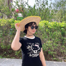 Shiftend工地釣魚(yú)夏男遮陽(yáng)帽大檐編織草帽子批發(fā)農民防曬草帽防風(fēng)度假春天 土黃色優(yōu)質(zhì)包邊麥稈草帽 2頂 43.5-44厘米 曬單實(shí)拍圖