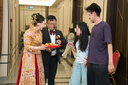 BUSYCON結婚禮男新郎結婚西裝蝴蝶結高端正裝伴郎領(lǐng)帶男式免打結純色套裝 黑色領(lǐng)結 曬單實(shí)拍圖