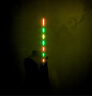 六魚(yú)細(xì)尾夜光漂led電子漂316黑坑硬尾浮漂雙排 RG40-3【日夜兩用】 曬單實(shí)拍圖