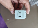 國際電工迷你插座轉(zhuǎn)向頭轉(zhuǎn)換器迷你一轉(zhuǎn)三多孔電源插頭多功能插線板面板 迷你一轉(zhuǎn)三【白色】 曬單實(shí)拍圖