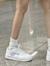 安踏女鞋板鞋女夏季新款透氣休閑百搭厚底增高低幫小白鞋戶(hù)外運動(dòng)鞋女 紙莎白 37.5 曬單實(shí)拍圖