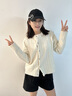 CARNEGIE&KEITH可扎高馬尾棒球帽女2025新款鴨舌帽防曬帽空頂遮陽帽夏季太陽帽子 【黑色】半空頂寬帽檐顯臉小 均碼 曬單實拍圖