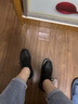 初中生皮鞋男生中學(xué)生表演配西裝的商務(wù)男款夏季青少年高中生英倫風(fēng)厚底鞋子男士 黑色 42 標(biāo)準(zhǔn)運(yùn)動(dòng)碼 曬單實(shí)拍圖