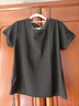 皮爾卡丹（pierre cardin）棉質(zhì)V領(lǐng)短袖T恤女夏季2025年新款黑色修身顯瘦上衣時(shí)尚體恤衫 黑色 XL 曬單實(shí)拍圖