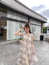 莫代爾新中式拼接假兩件背心連衣裙女夏季2025新款復(fù)古氣質(zhì)百搭A(yù)字長裙 圖片色 M 100-115斤 曬單實(shí)拍圖