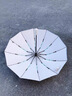 左都（ZUODU）全自動(dòng)24骨雨傘雙骨加大加厚結實(shí)抗風(fēng)折疊加固晴雨兩用男女雙人傘 【迷霧灰】全自動(dòng)+12骨x雙倍抗風(fēng)+反向雨傘 曬單實(shí)拍圖