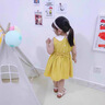 迪士尼寶寶女寶寶連衣裙夏裝小女孩夏季女童無袖裙子夏天0-1-3歲2潮寶寶女夏 白色 100 建議90-100cm3-4歲 曬單實(shí)拍圖