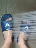 拖鞋夏季居家浴室洗澡防護(hù)靜音拖鞋外穿百搭潮流時(shí)尚情侶拖鞋 藏青【軟底不臭腳】 42-43碼（適合41-42碼） 曬單實(shí)拍圖