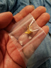 中國黃金（CHINA GOLD）黃金耳釘女士足金雪花耳飾耳釘七夕情人節(jié)禮物送女友老婆 足金雪花耳釘約1.2g*彎鉤款 曬單實(shí)拍圖