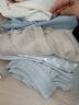 紫涵（ZIHAN）紫涵蝴蝶結直筒束腳褲女秋季簡(jiǎn)約透氣牛筋高腰休閑長(cháng)褲子 晴空藍 M 曬單實(shí)拍圖