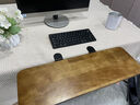 派凡實(shí)木電腦桌面延長(cháng)板手臂托架桌夾辦公桌手肘胳膊鼠標鍵盤(pán)支撐板擴展延伸加長(cháng)加寬護腕墊支架扶手板 加長(cháng)實(shí)木【免打孔安裝/折疊收納】60*20cm 曬單實(shí)拍圖