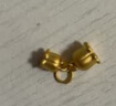 周六福足金鈴蘭花黃金吊墜女花朵生日禮物定價(jià)A0411316不含鏈約1.21g 曬單實(shí)拍圖