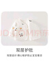 貝樂咿嬰兒衣服新生兒棉服分體套裝開檔夾棉120g秋冬季男女寶寶棉服護肚 6003-白底熊貓 59 （建議1-3個月體重8-12斤） 曬單實拍圖