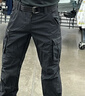 迪卡儂休閑褲男秋冬戶外寬松直筒工裝褲黑灰色XL-4331368 曬單實拍圖