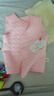貝瑞加（Babyprints）兒童馬甲秋冬男女寶寶背心護肚保暖上衣加厚坎肩家居服 粉90 曬單實拍圖