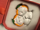 藝上美訂婚禮物一對(duì)桌面擺件情人節(jié)結(jié)婚送新人新郎新娘小夜燈工藝品裝飾 抱抱兔（禮盒裝）+剪影燈 曬單實(shí)拍圖