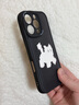 澤逸（ZEYI） 適用蘋果16/pro/max手機(jī)殼 iPhone16plus全包16e防摔新款卡通硅膠皮紋軟殼黑白貓咪男女 【酷炫黑】白色驚訝貓-贈(zèng)保護(hù)膜 蘋果16pro 曬單實(shí)拍圖