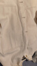 馬登女裝 美式棉籽殼牛仔外套休閑寬松設(shè)計(jì)感小眾純棉丹寧夾克秋季 米白色 S 曬單實(shí)拍圖