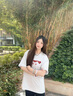 WASSUP2025搞怪貓眼T恤衫夏季寬松純棉國潮牌ins男女生短袖圓領(lǐng)重磅休閑 米白灰 常規(guī) L 曬單實拍圖