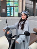 茲卡曼【德國品牌】頭盔摩托車(chē)電動(dòng)車(chē)四季通用夏季防曬半盔男女士?jì)和聡鴺?c認證揭面盔騎行防紫外線(xiàn) 【可拆圍脖款】極地白-擋風(fēng)長(cháng)鏡 曬單實(shí)拍圖