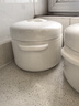 拓進(jìn)德國(guó)進(jìn)口品質(zhì)燉盅陶瓷隔水帶蓋雙蓋燉燕窩蒸蛋盅燉罐家用內(nèi)膽 北歐白450ML 曬單實(shí)拍圖