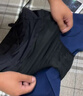 王后衛(wèi)水溶紗跑步運(yùn)動(dòng)短褲帶內(nèi)襯男速干薄款多口袋腰包可放手機(jī)四分褲夏 雙層跑步短褲-三角內(nèi)襯-藏青色 2XL 【160-180斤】 曬單實(shí)拍圖