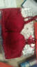 KJ品牌无钢圈文胸小胸聚拢性感蕾丝文胸套装上托侧收内衣女新款胸罩 红色 70A=32A(配内裤) 实拍图