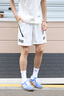 羅蒙（ROMON）港風(fēng)短袖t恤男士夏季新款休閑運動套裝寬松半袖男T上衣服男裝 FKS653白色套裝 XL 約130-150斤可穿 曬單實拍圖