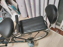 夕岬座 自行車后座腳踏板可折疊站人加厚加寬電動單車后輪踏腳板配件座 加寬黑色【折疊款】 曬單實拍圖