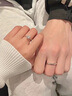 DRIG鉆戒指情侶對(duì)戒男女銀莫桑鉆求婚告白結(jié)婚七夕情人節(jié)禮物送女友 代寫賀卡聯(lián)系客服 曬單實(shí)拍圖