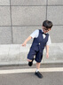 衣諾坊兒童西服套裝夏款藏青色花童西服男孩鋼琴演出主持人花童禮服西裝 曬單實(shí)拍圖