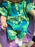 G.DUCK KIDS嬰兒衣服夏季薄款新生兒衣服純棉男寶寶滿月百天外出服polo哈衣 綠色 66cm 66建議1-3個月10斤-13斤 曬單實拍圖