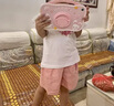 真維斯女童短褲夏季兒童夏裝2026年新款褲子洋氣女孩五分褲外穿薄款 【100%純棉短褲】牛仔藍/愛心狗 110 曬單實拍圖