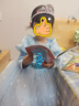 婉凱女童春夏款?lèi)?ài)莎公主裙連衣裙拖地披紗氣質(zhì)艾莎女王QUEENDRESS裙子 裙+拖地披紗 120 曬單實(shí)拍圖