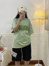 Wassup Sohot短褲男夏季美式條紋五分褲男寬松運(yùn)動(dòng)潮流短褲 黑色 XL 曬單實(shí)拍圖
