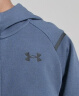 安德瑪（Under Armour）春季男童舒適運動外套男童連帽運動外套251124129 深藍灰 170cm  曬單實拍圖