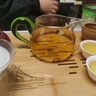 麥舒特耐熱玻璃公道杯加厚分茶器帶茶漏泡茶公杯茶海功夫茶具配件家用 黃把琳瑯公杯 曬單實(shí)拍圖