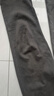 羅蒙（ROMON）輕奢350g斜紋衛寬松秋冬垂感運動(dòng)休閑長(cháng)褲男士簡(jiǎn)約純色抽繩松緊腰 碳灰 直筒 L 175-140-160斤 曬單實(shí)拍圖