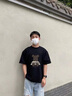 CesamSport品牌聯(lián)名短袖t恤男春夏季新款寬松時(shí)尚圓領(lǐng)短袖男休閑百搭衣服男 黑色 XL 曬單實(shí)拍圖