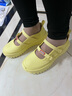 HUNTER女鞋戶(hù)外輕便減震厚底增高瑪麗珍鞋芭蕾舞鞋女士休閑鞋 嫩黃色/FLE 38 曬單實(shí)拍圖